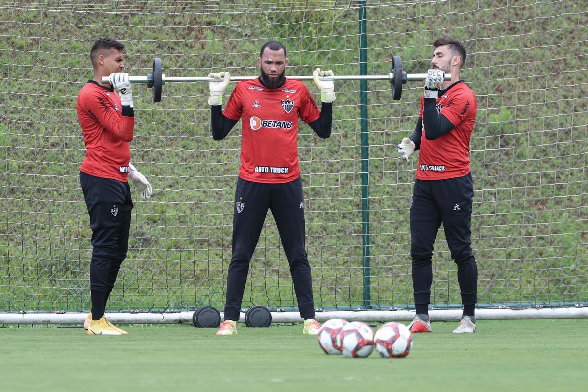 Treino do Atltico nesta tera-feira, 9 de maro de 2021