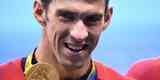 Michael Phelps deixou o Estdio Aqutico na noite do dia 14 com sua 28 e ltima medalha olmpica da histria. A lenda das piscinas encerrou sua trajetria em Olimpadas. S no Rio de Janeiro foram cinco de ouro para o maior medalhista olmpico de todos os tempos, que tem 23 medalhas de ouro, alm de trs pratas e dois bronzes. 
