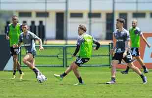 Atltico treinou na manh desta segunda-feira (16/1) na Cidade do Galo.