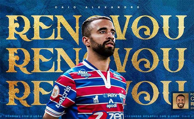 Fortaleza anunciou permanência de Caio Alexandre
