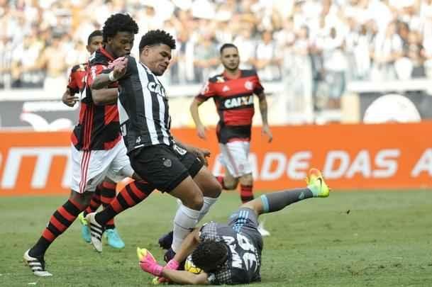 Fotos do jogo entre Atltico e Flamengo no Mineiro