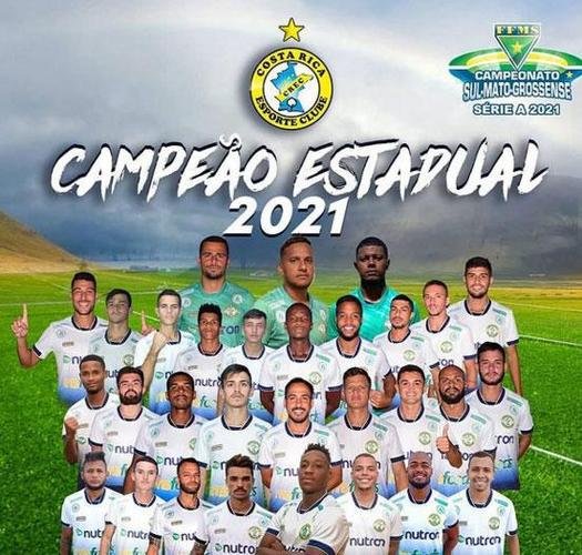 Costa Rica garantiu seu primeiro título sul-mato-grossense com uma goleada sobre o Comercial por 4 a 1