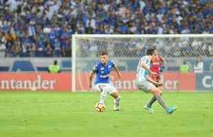 Fotos do primeiro tempo do duelo entre Cruzeiro e Racing, no Mineiro, pela Libertadores