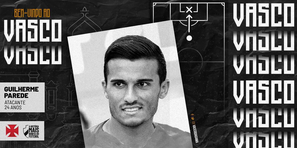 Guilherme Parede (atacante): contratado em agosto de 2020 junto ao Talleres-ARG, por empréstimo
