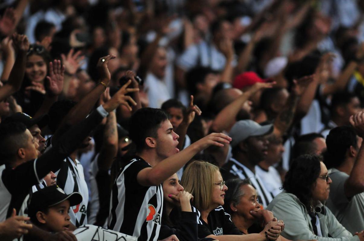 Fotos da torcida do Atltico na partida diante do Gois, no Mineiro, pela 23 rodada do Campeonato Brasileiro