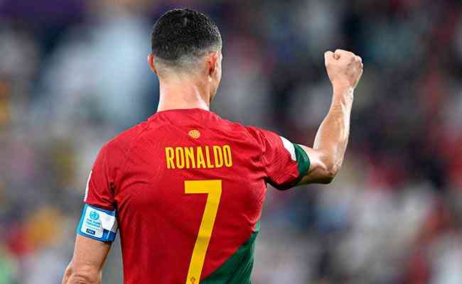 Cristiano Ronaldo marcou o primeiro gol da vitria de Portugal sobre Gana