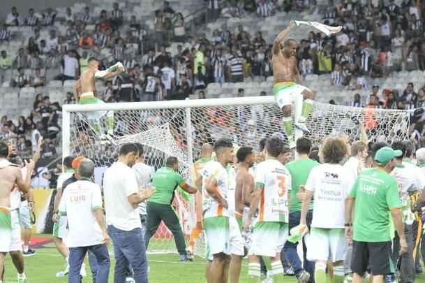 Imagens da comemorao do Amrica com a conquista do ttulo