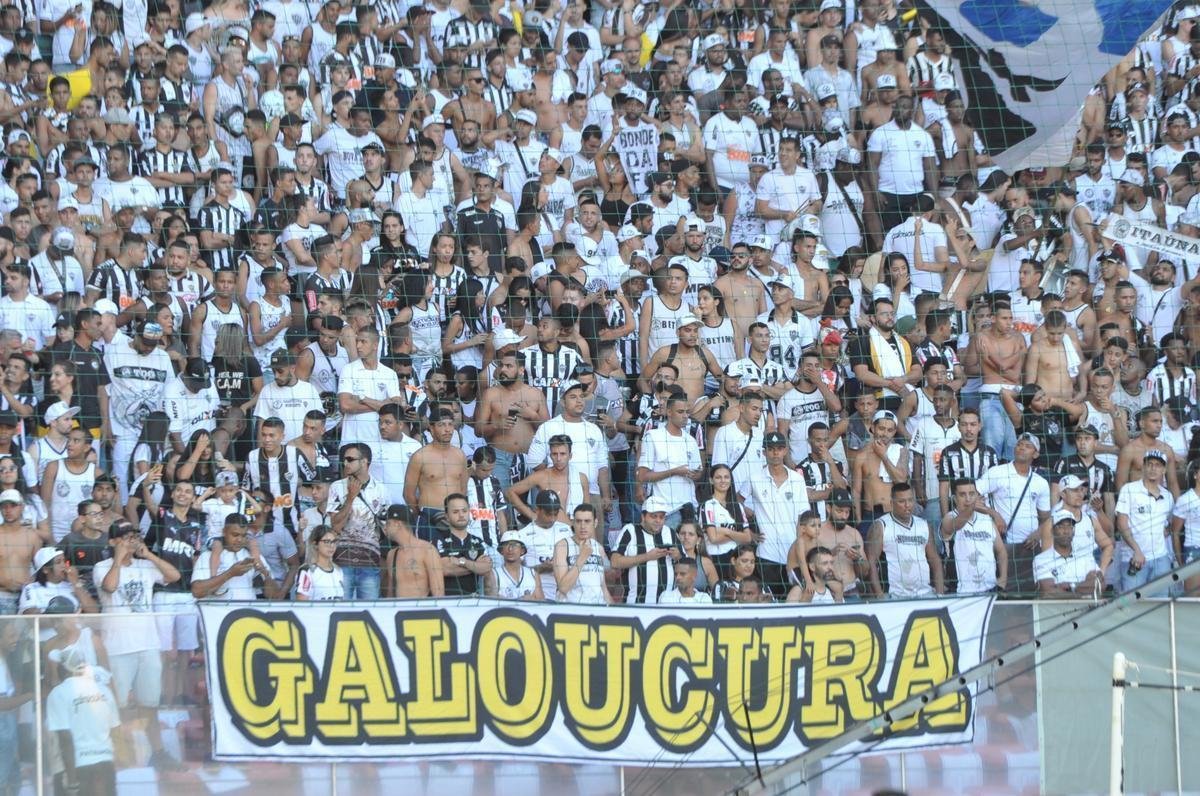 Torcida do Atltico na deciso do Campeonato Mineiro, no Independncia
