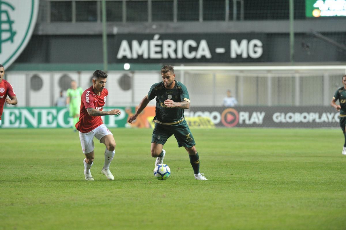 Fotos do jogo entre Amrica e Internacional, no Independncia, pela 15 rodada do Campeonato Brasileiro
