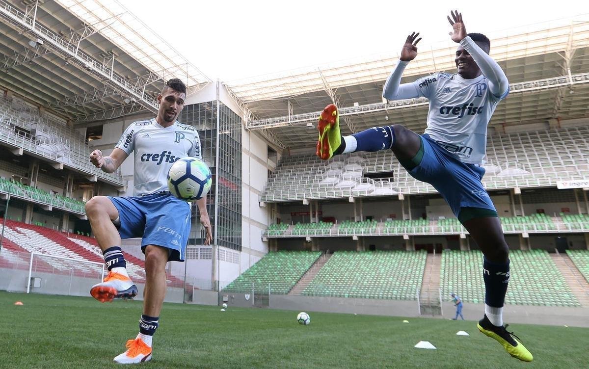 Felipo comandou treino do Palmeiras no Independncia visando ao jogo de quarta, s 21h45, no Mineiro, contra o Cruzeiro, pela semifinal da Copa do Brasil. Time precisa vencer para ir  deciso