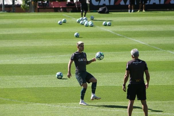 Atltico encerra preparao na Cidade do Galo para partida contra Grmio, pelo Campeonato Brasileiro