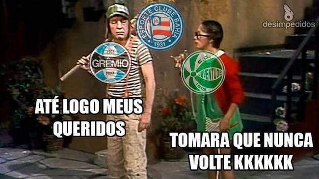 Veja os memes do rebaixamento do Grêmio à Série B