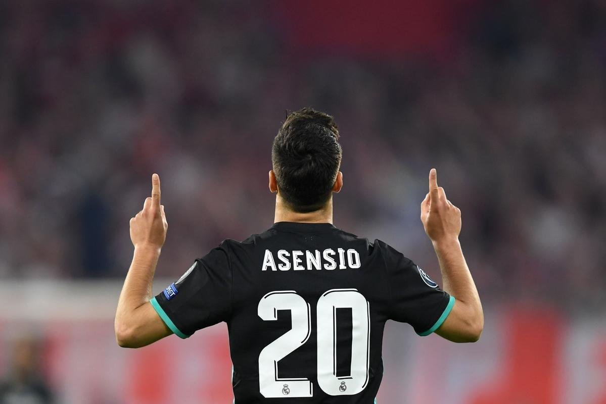Com o meia-atacante Asensio, o Real Madrid virou o jogo sobre o Bayern