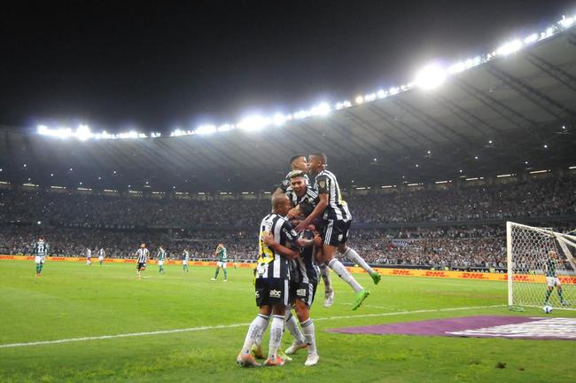 Fotos do jogo de ida das quartas de final da Copa Libertadores, entre Atltico e Palmeiras, no Mineiro