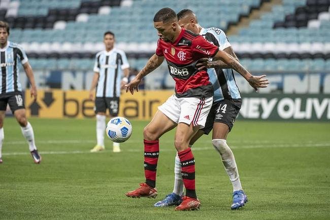 Fotos do jogo entre Grmio e Flamengo, na Arena do Grmio, em Porto Alegre, pela segunda rodada do Campeonato Brasileiro (23/11/2021)