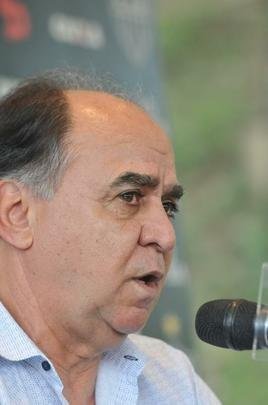 Tcnico Marcelo Oliveira deu entrevista de despedida na Cidade da Galo