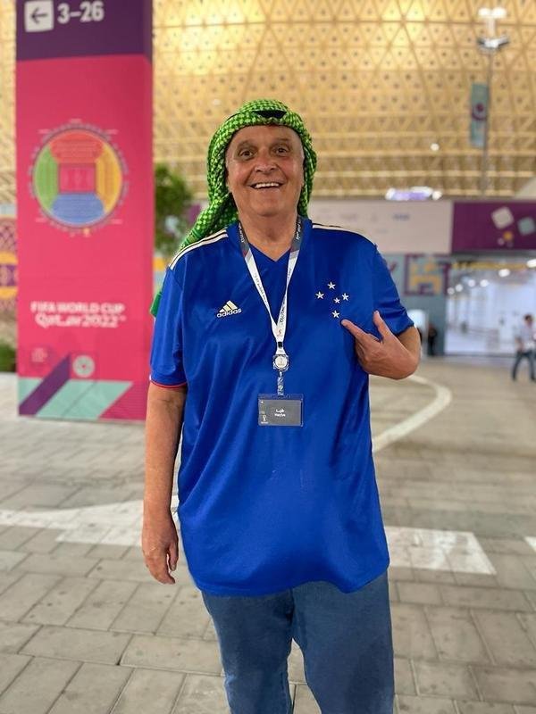 Virglio Benfica, torcedor do Cruzeiro