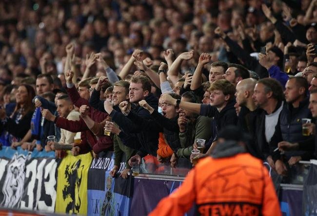 Fotos do empate por 1 a 1 entre Club Brugge e PSG, na Blgica, pela fase de grupos da Liga dos Campees. Time francs contou com Messi, Neymar e Mbapp.