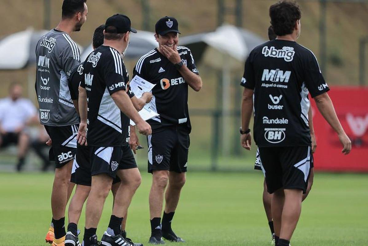 Atltico se prepara na Cidade do Galo para a partida de domingo (31), contra o Inter, no Beira-Rio
