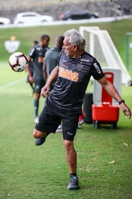 Atlético treinou nesta terça-feira, na Cidade do Galo