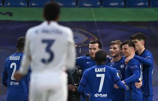 Fotos de jogo de volta da semifinal da Liga dos Campees, entre Chelsea e Real Madrid, em Londres