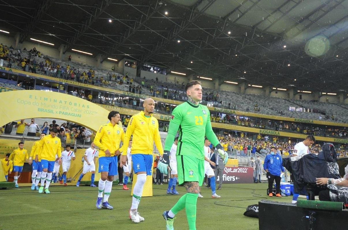 Brasil goleou o Paraguai por 4 a 0 no Mineiro, em BH, pelas Eliminatrias da Copa do Mundo, com gols de Raphinha, Philippe Coutinho, Antony e Rodrygo