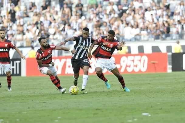 Fotos do jogo entre Atltico e Flamengo no Mineiro