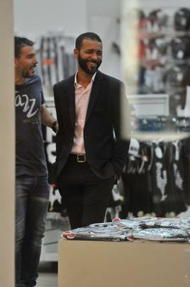 Cerimnia de entrega da Medalha ao Mrito ao Clube Atltico Mineiro pelo Conselho Deliberativo do clube. Na foto, os volantes Leandro Donizete e Pierre, campees da Libertadores pelo Galo em 2013