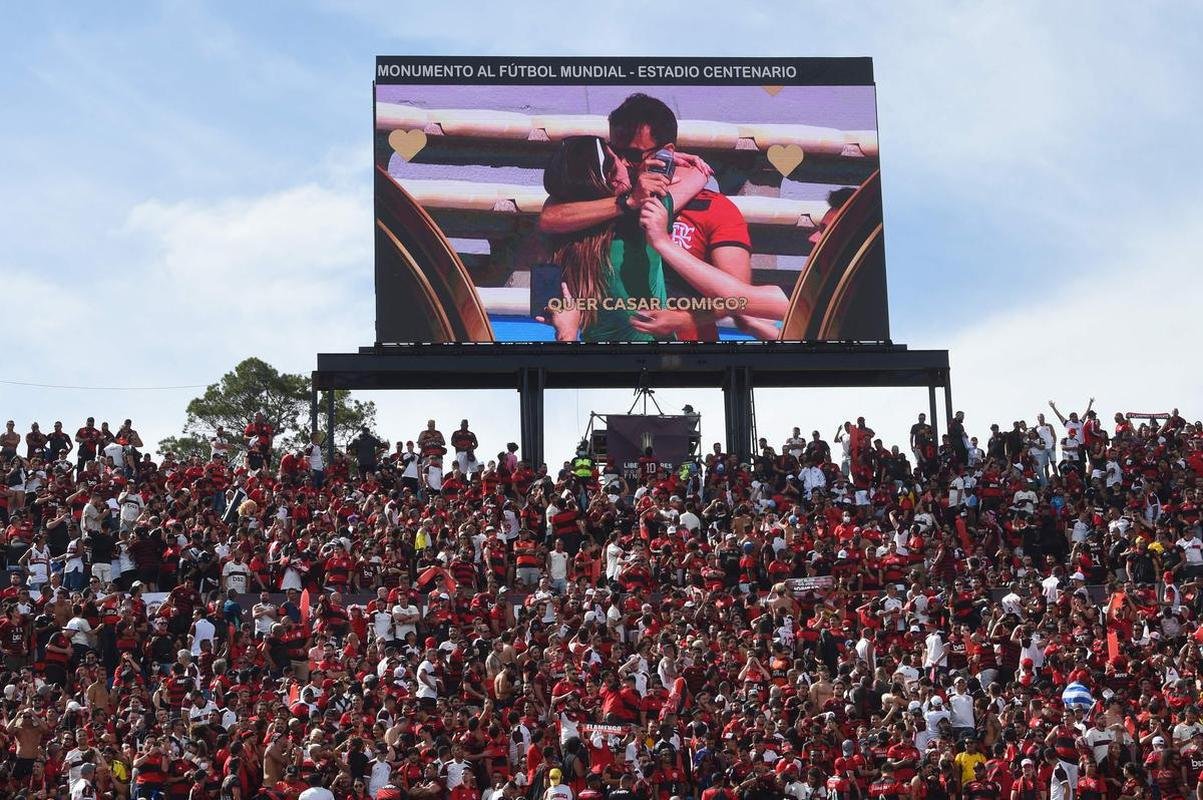 Torcida do Flamengo na final da Libertadores