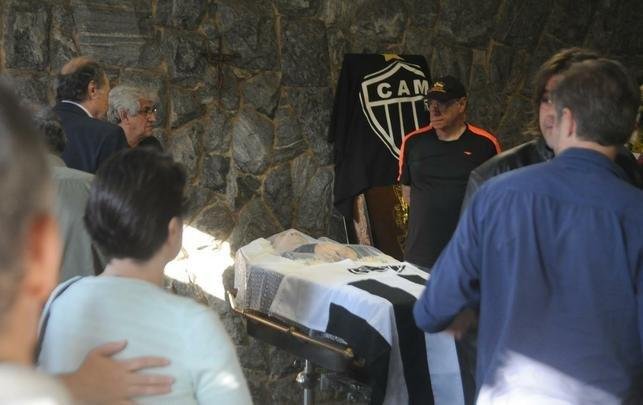 Velório de Marcial de Melo Castro, ex-goleiro do Atlético e da Seleção Brasileira