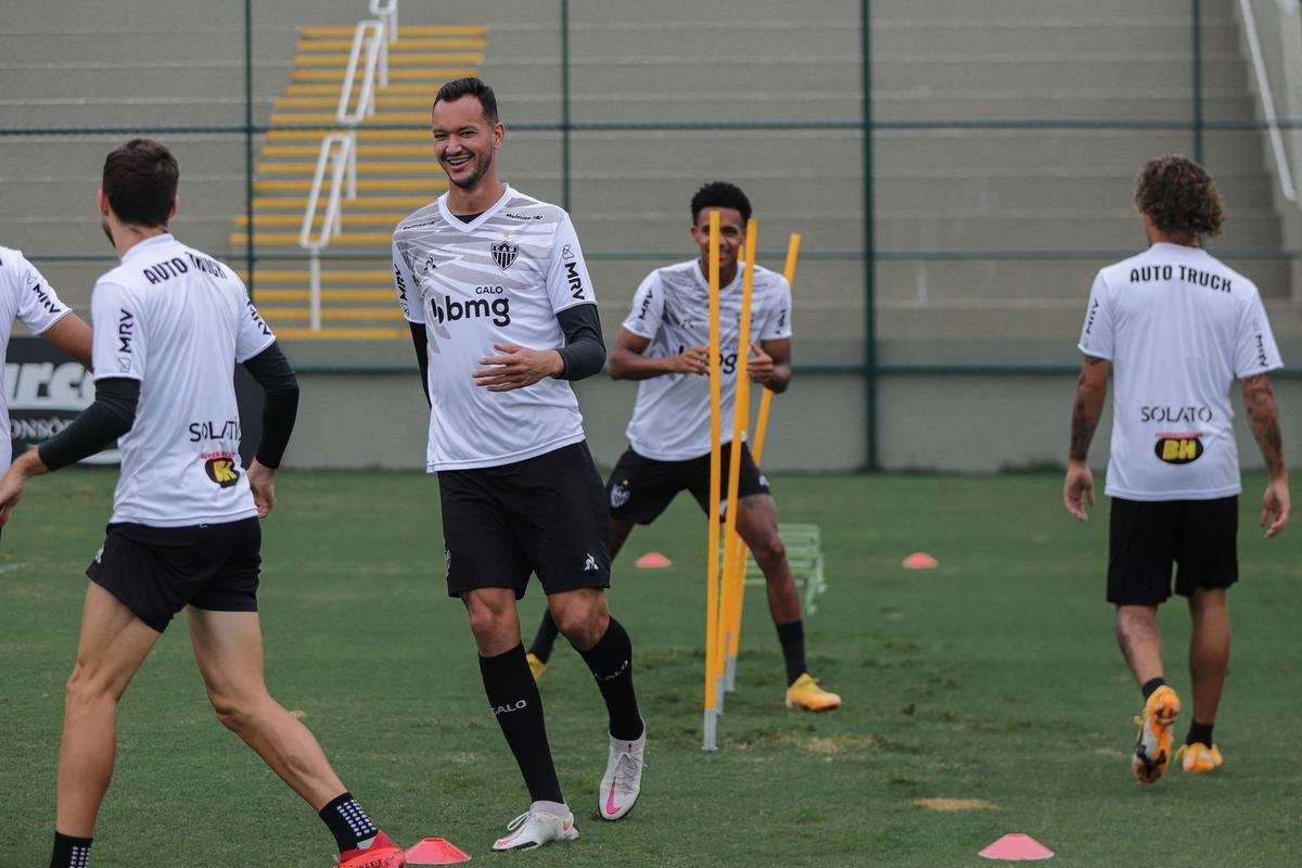 Fotos do treinamento do Atltico nesta sexta-feira, o penltimo antes do jogo contra o Internacional