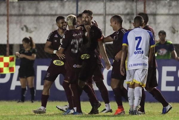 Com gols de Fernando Lombardi e Guillermo Paiva, Náutico bateu o Frei Paulistano e conquistou seu primeiro triunfo na Copa do Nordeste 2020