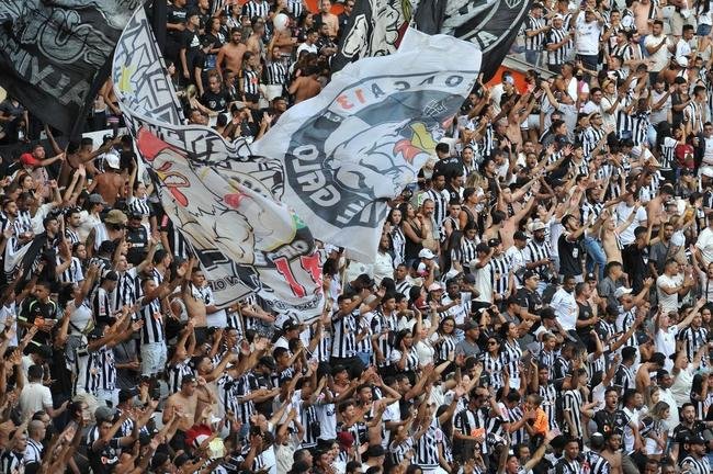 Fotos da torcida do Atltico no clssico com o Cruzeiro, no Mineiro, pela nona rodada do Mineiro de 2022