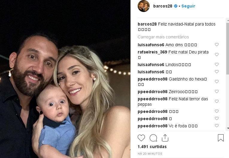 Barcos com a famlia na noite de Natal