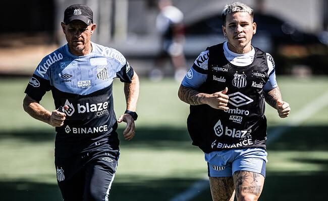 Soteldo tem feito trabalhos físicos desde a semana passada no CT Rei Pelé