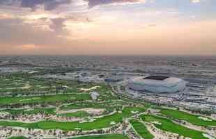 Estdio da Cidade da Educao: com design inspirado em diamantes, Education City tem capacidade para 40 mil torcedores durante o Mundial e fica em rea que concentra universidades de Al Rayyan e Doha
