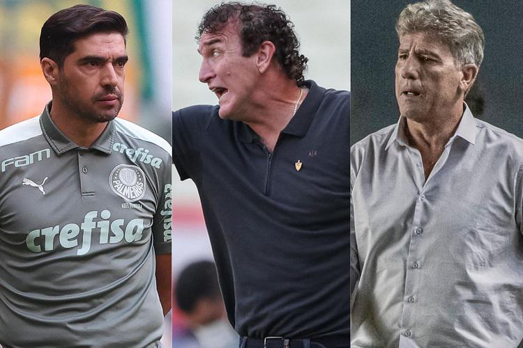 (Foto: Cesar Greco/Palmeiras, Pedro Souza/Atlético e Alexandre Vidal/Flamengo) (Foto: Cesar Greco/Palmeiras, Pedro Souza/Atlético e Alexandre Vidal/Flamengo)