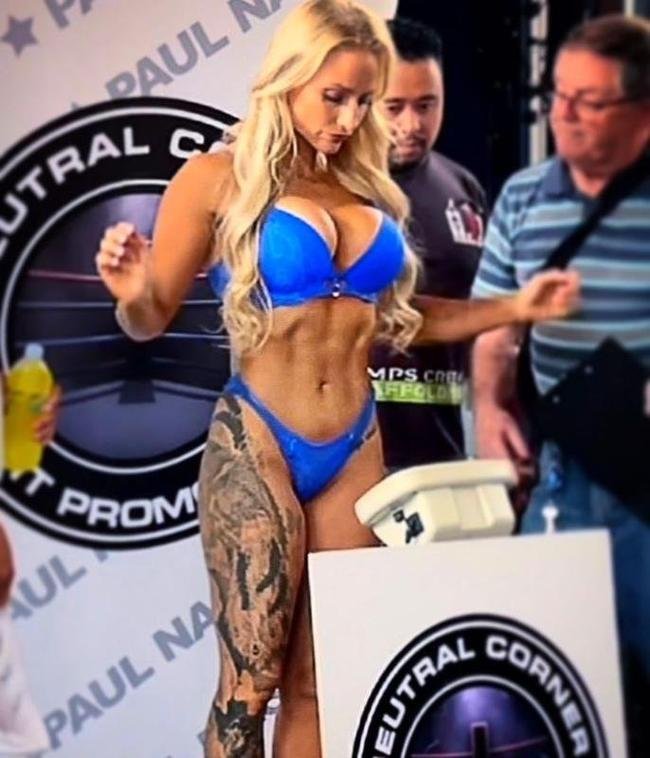 Fotos da boxeadora australiana Ebanie Bridges