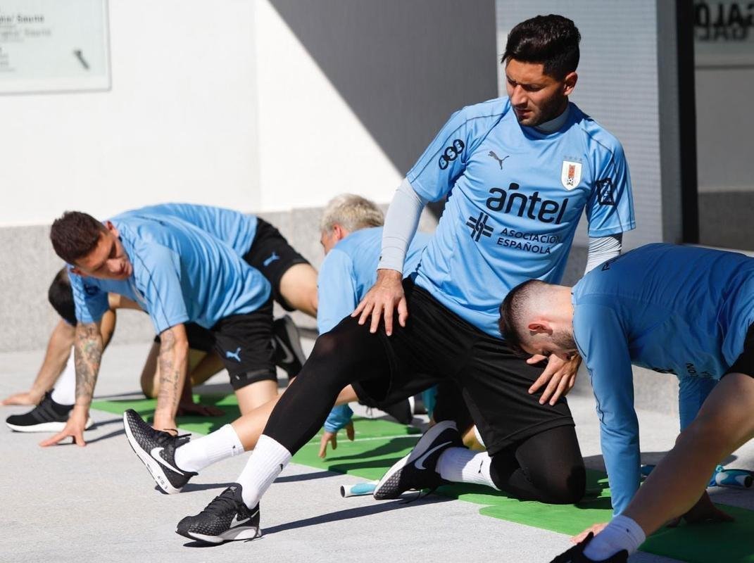 Jogadores da Seleo Uruguaia fizeram nesta sexta seu segundo treino em solo mineiro. Atletas deixaram o hotel pela manh e se dirigiram  Cidade do Galo, onde fizeram um treinamento fechado  imprensa