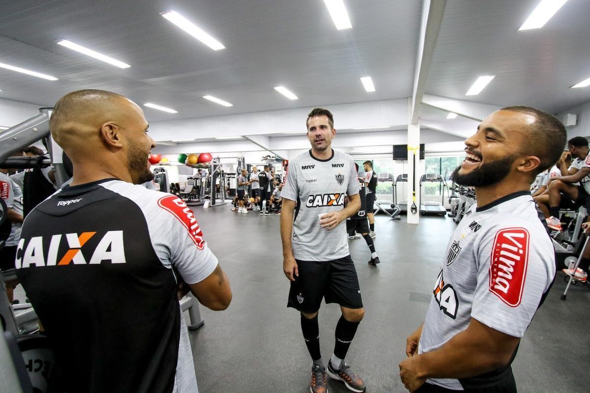 Veja fotos dos jogadores do Atltico no dia da reapresentao