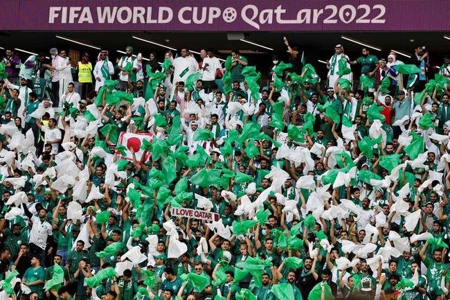 Polnia x Arbia Saudita: fotos da torcida no jogo da Copa do Mundo
