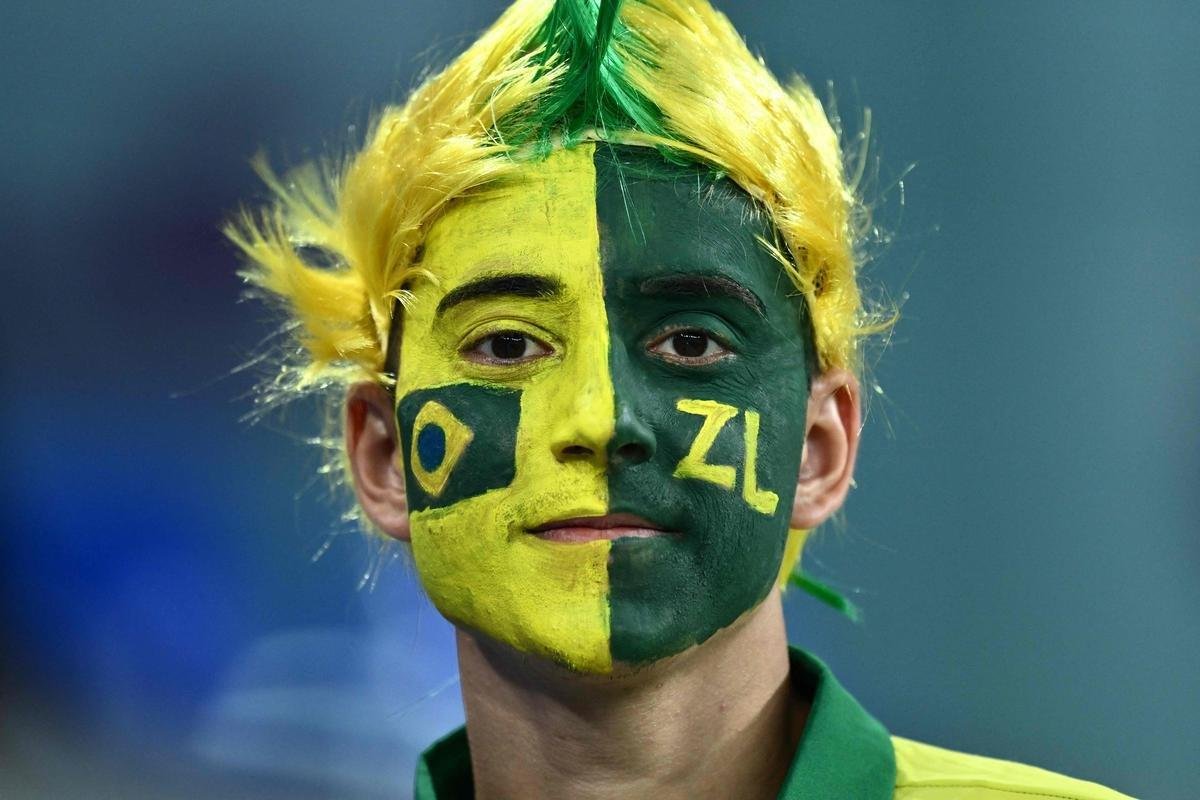 Duelo entre Brasil e Sua, pela 2 rodada do Grupo G da Copa do Mundo, acontece no Estdio 974, em Doha, no Catar