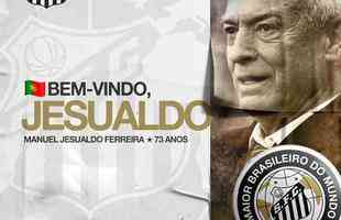 O Santos anunciou a contratação do técnico Jesualdo Ferreira, que estava sem clube