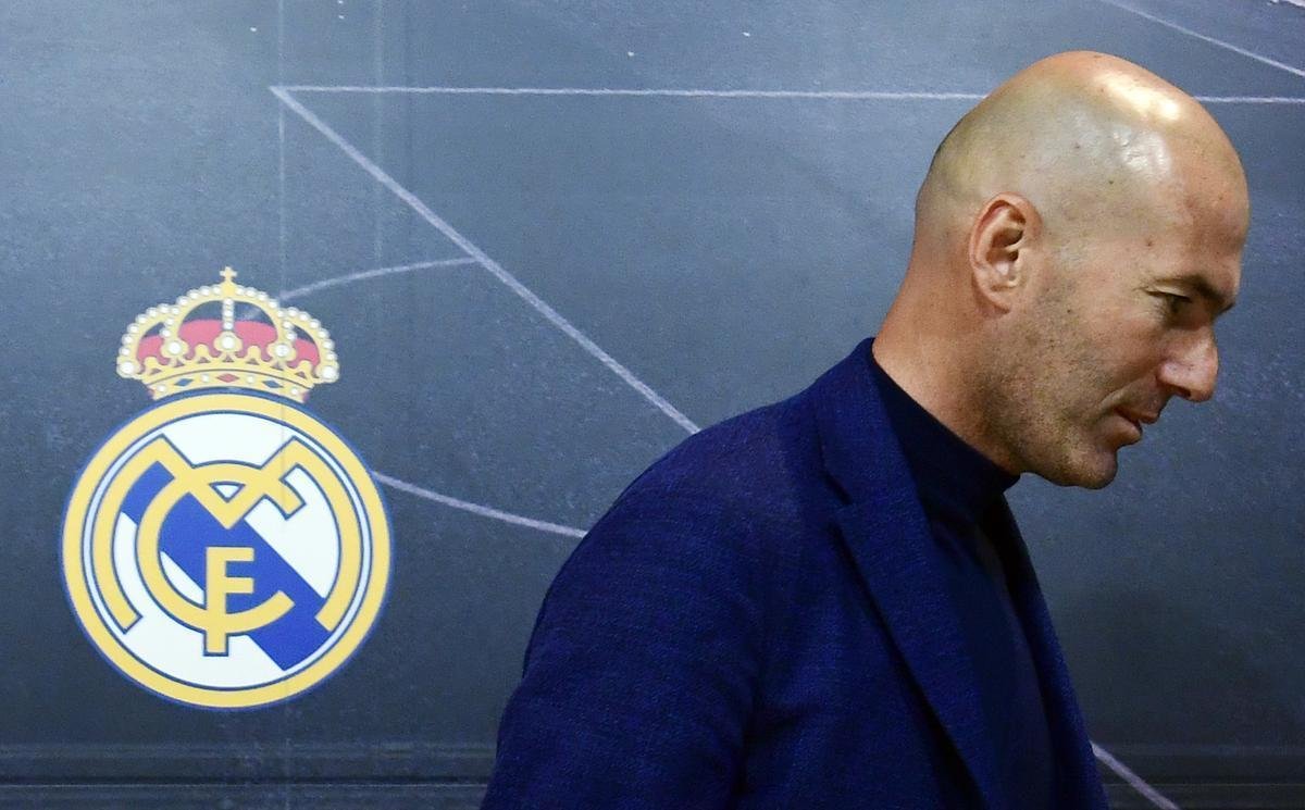 Veja imagens de Zidane como tcnico do Real Madrid