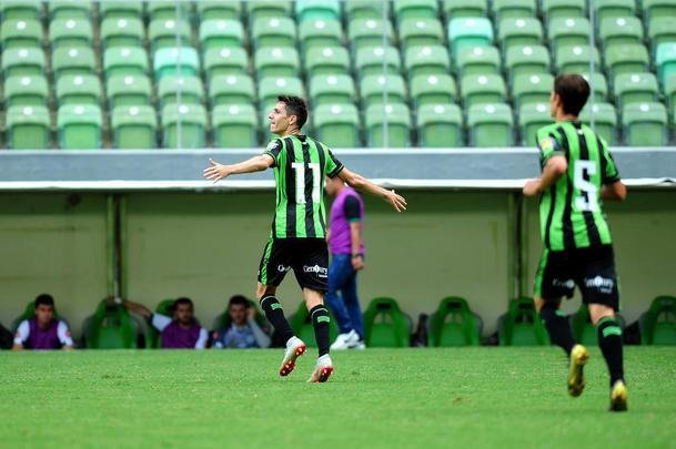 Amrica derrotou Uberlndia no Independncia por 3 a 0, com gols de Al (2) e Ademir