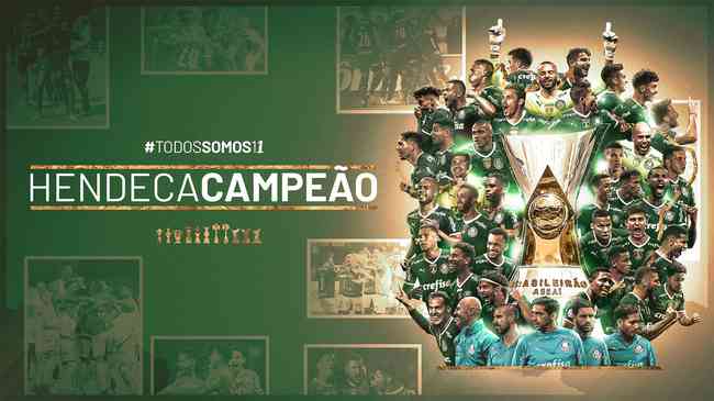 Palmeiras chegou ao seu 11 ttulo do Campeonato Brasileiro