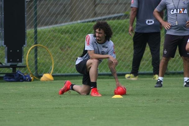 Imagens do treino do Atltico