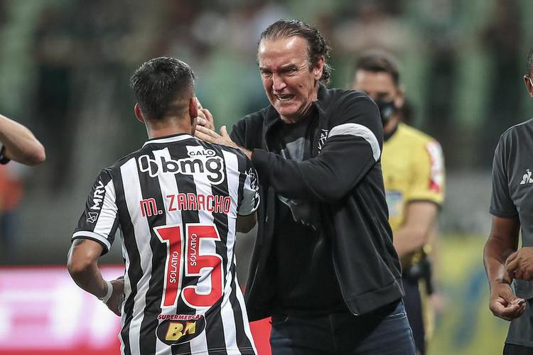 Zaracho empatou o jogo para o Atlético no Allianz Parque com Zaracho: 1 a 1