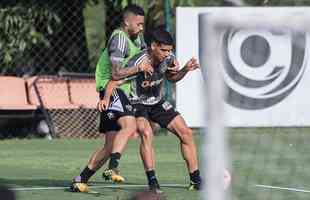 Aps o empate com o Fortaleza, elenco do Atltico treinou na Cidade do Galo, na tarde desta tera-feira (25/10).