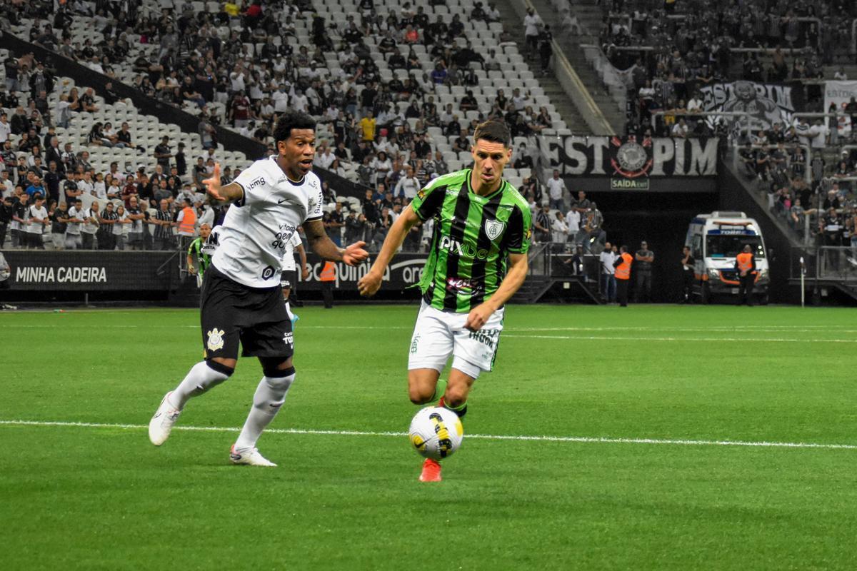 América visitou o Corinthians na Neo Química Arena, pelo Brasileirão